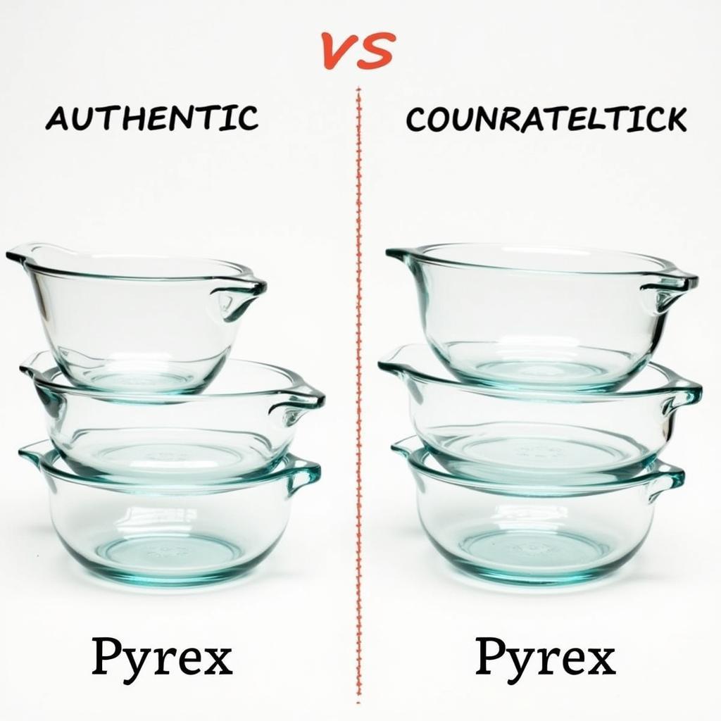 Phân biệt Pyrex thật giả