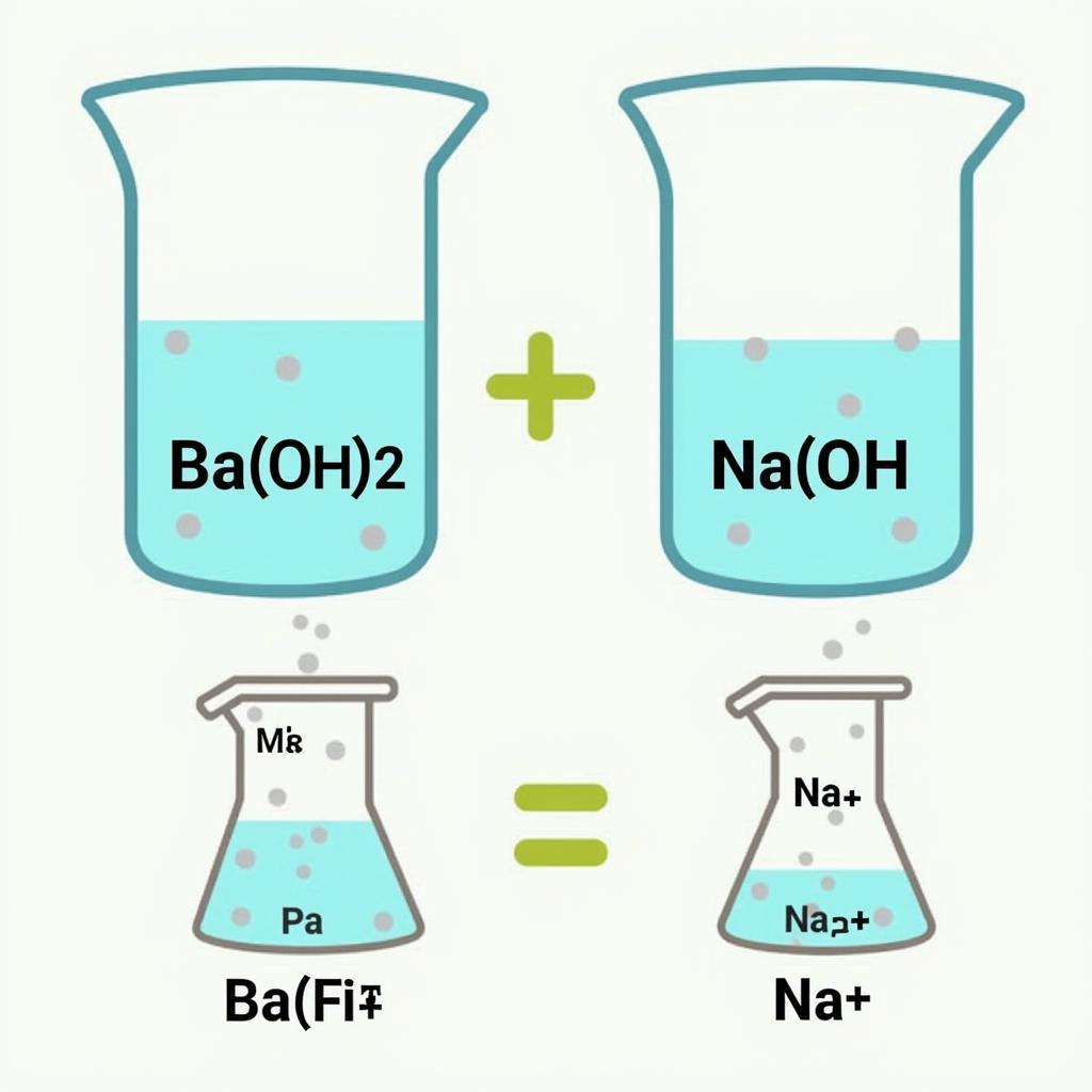 Phản ứng giữa Ba(OH)2 và NaOH