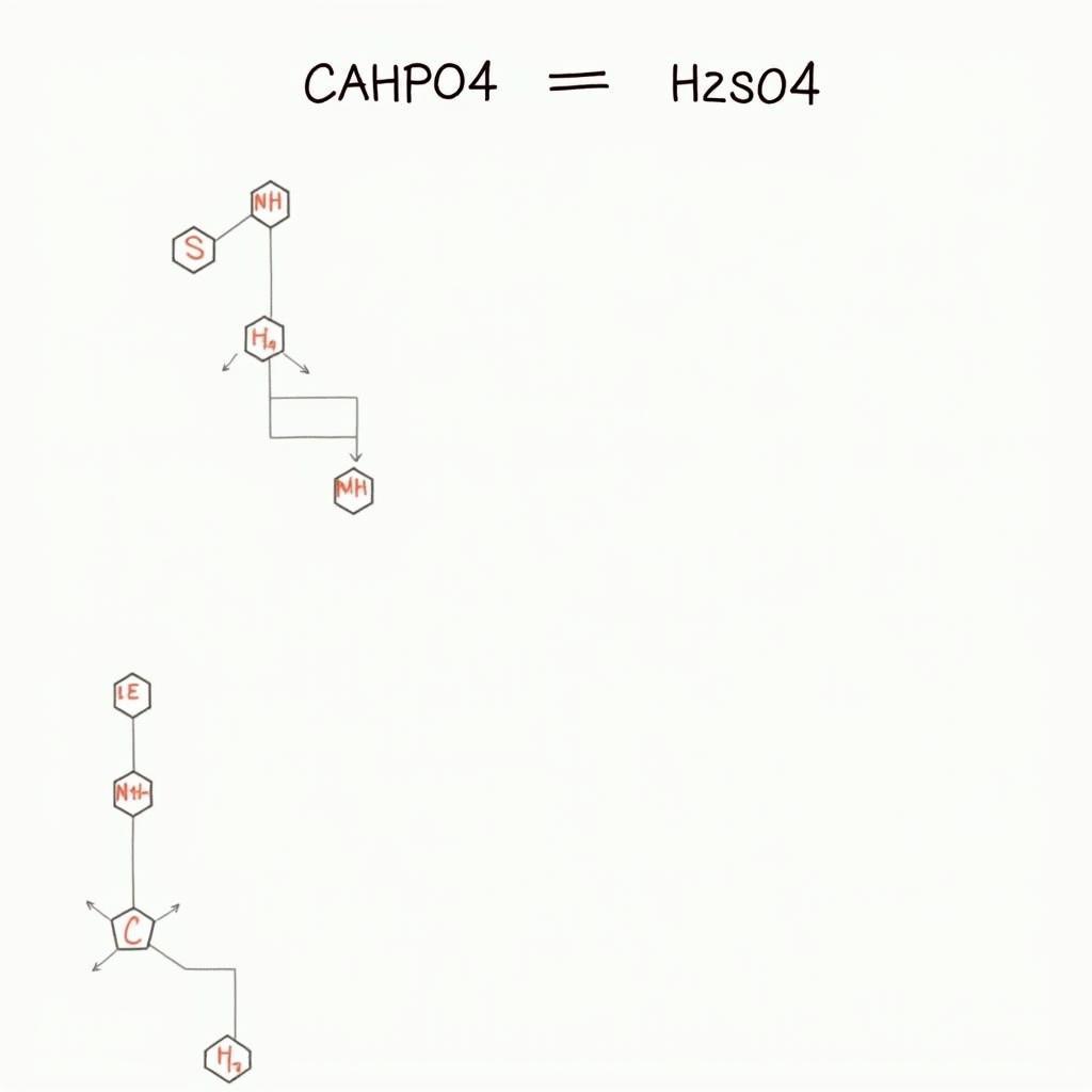 Phản ứng giữa CaHPO4 và H2SO4