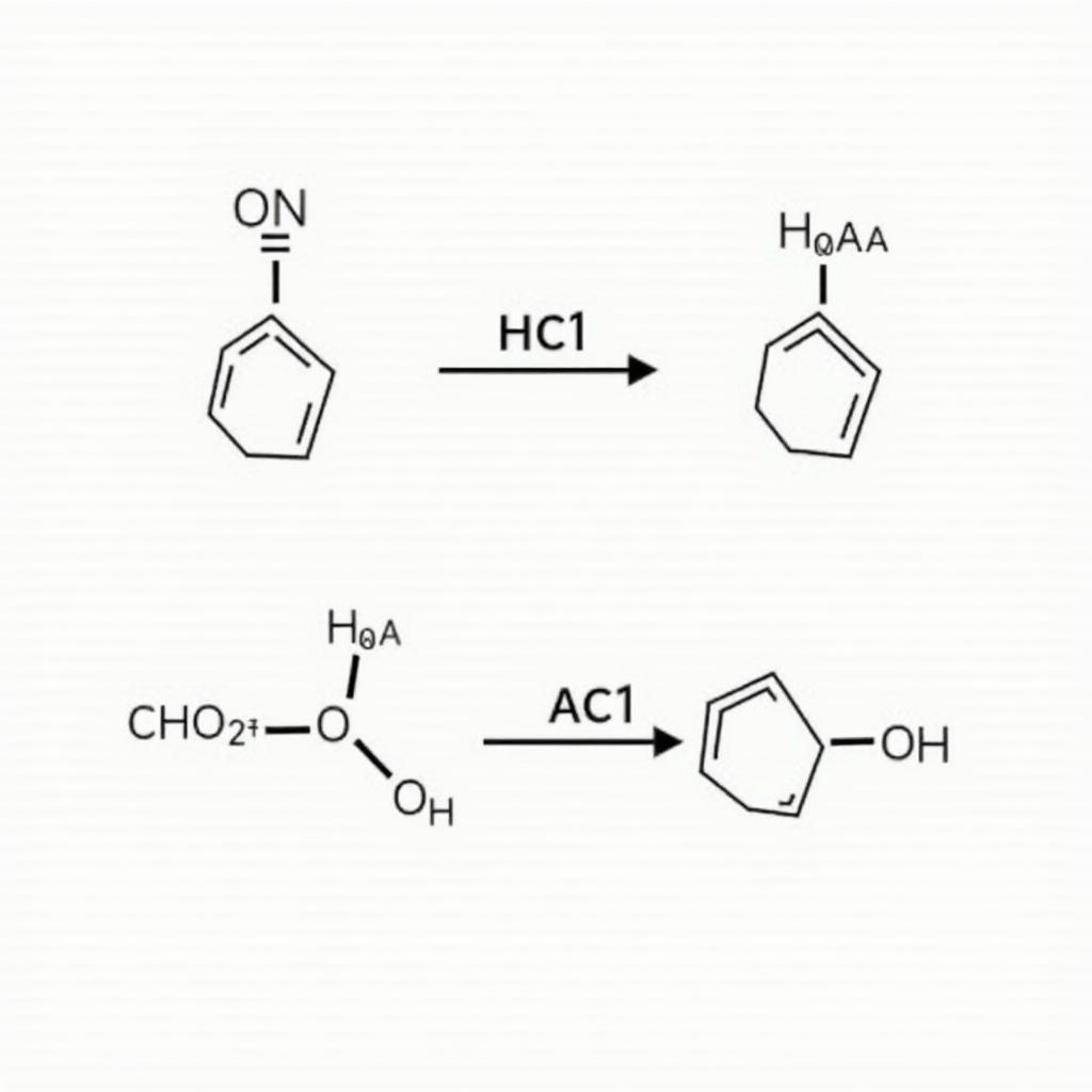 Phản ứng CH3COONH4 với HCl