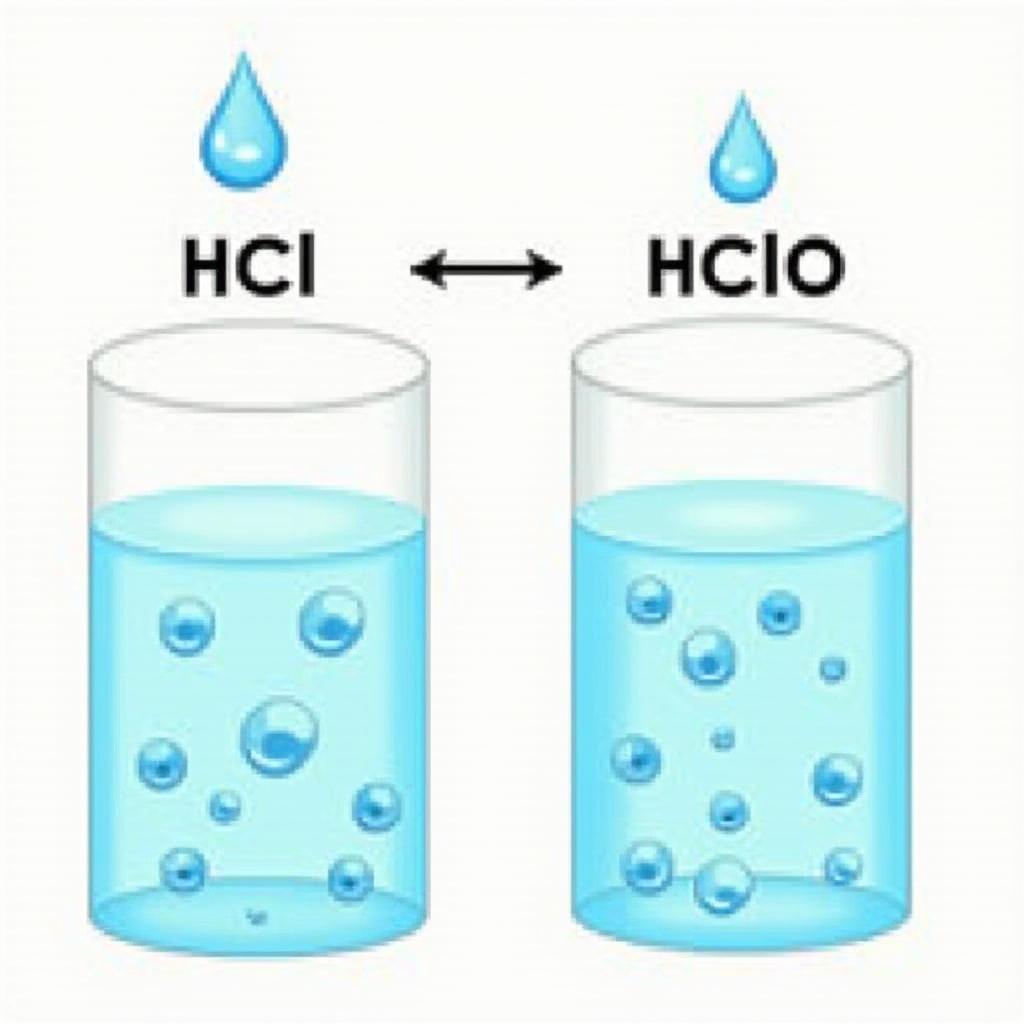 Phản ứng Clo với Nước