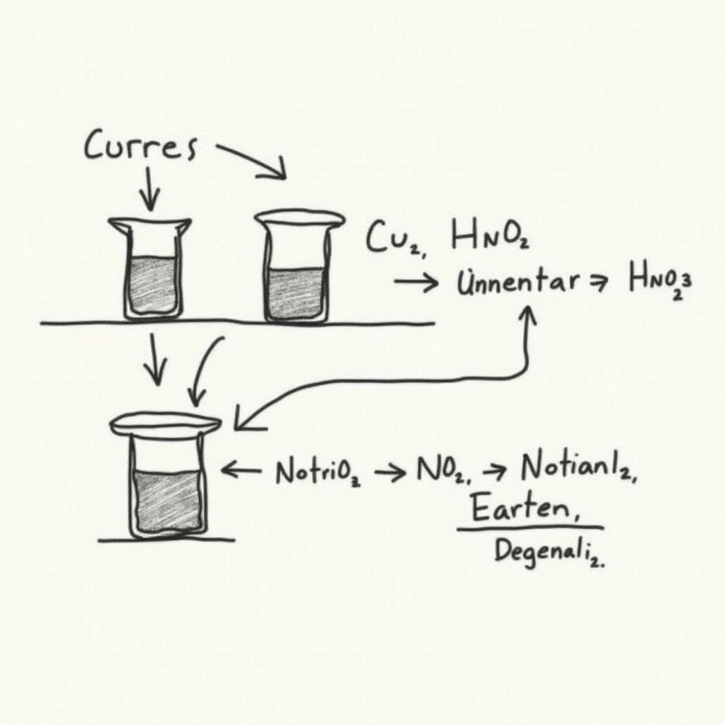 Phản ứng Cu HNO3 dư