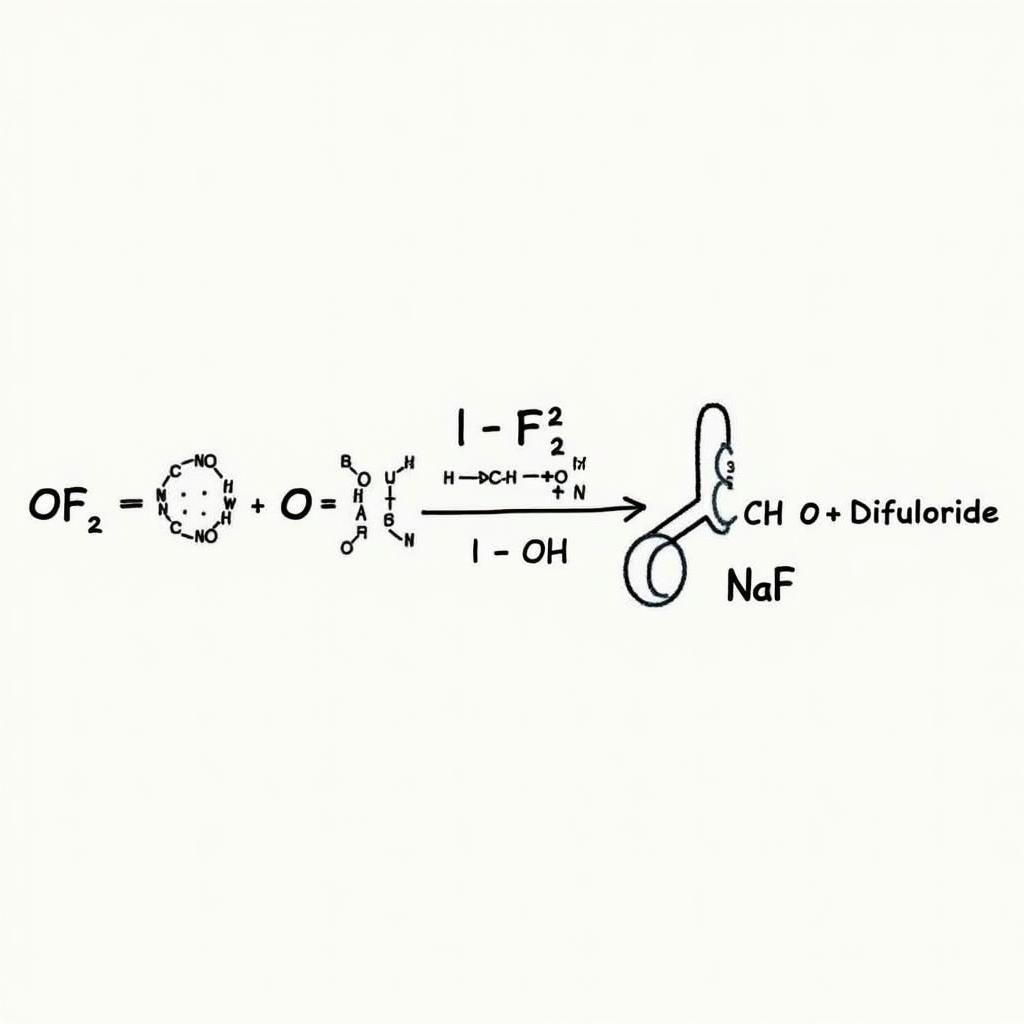 Phản ứng F2 NaOH loãng lạnh