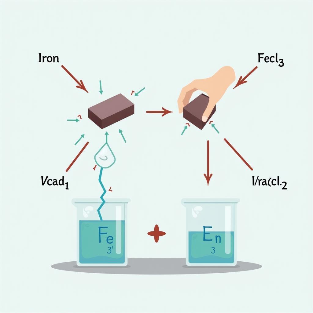 Phản ứng Fe và FeCl3