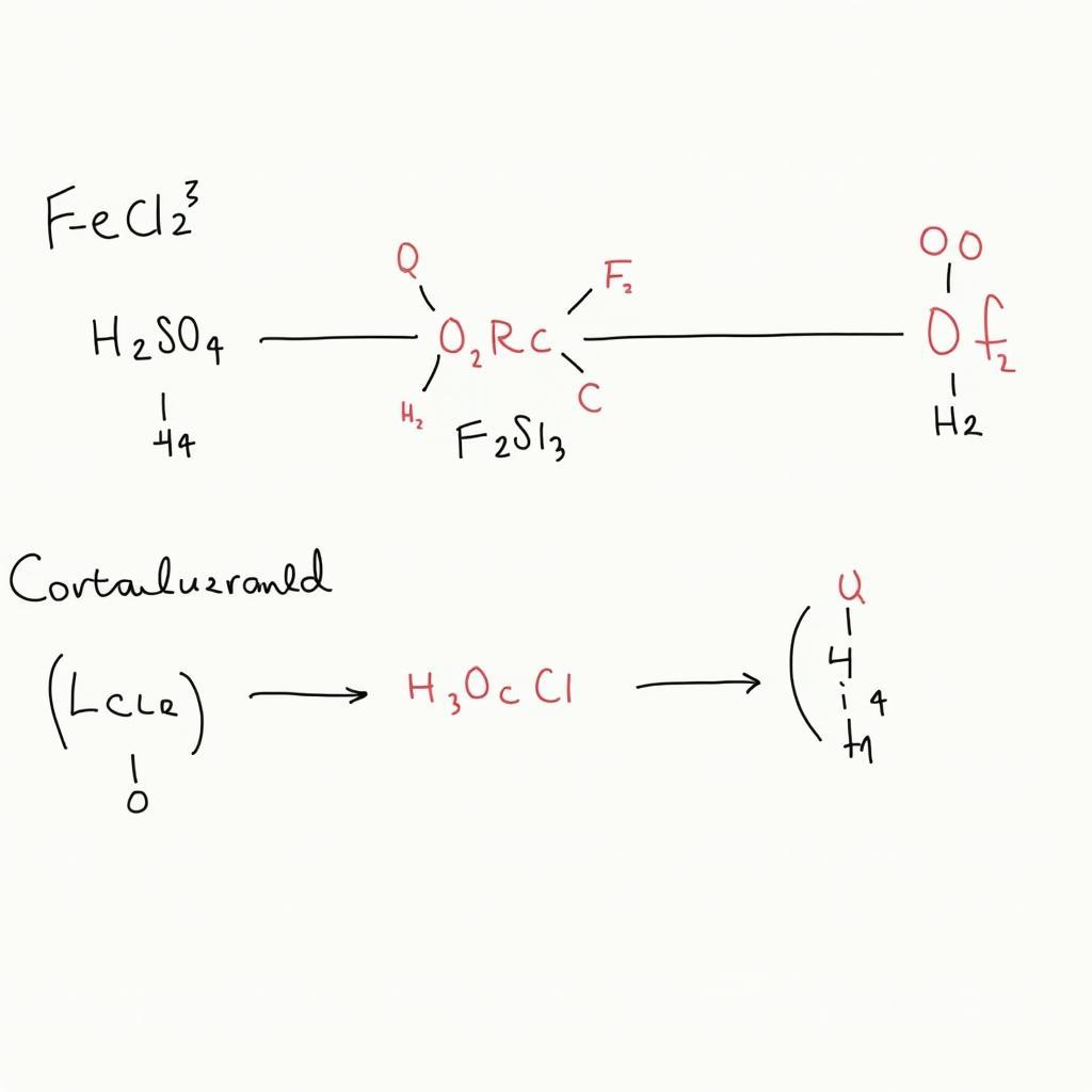 Phản ứng giữa FeCl2 và H2SO4 đặc