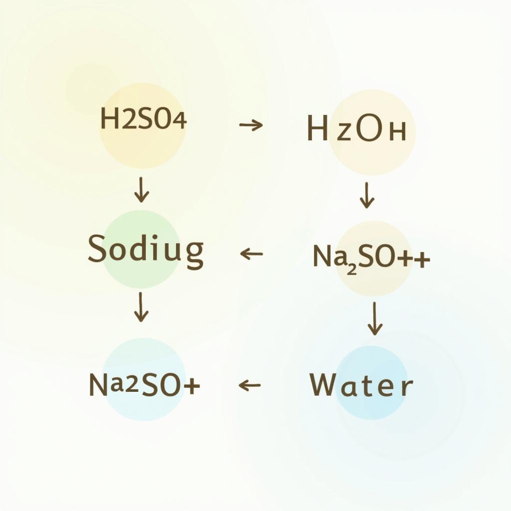 Phản ứng giữa H2SO4 và NaOH