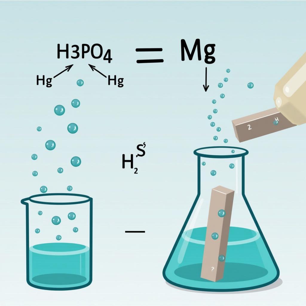 Phản ứng của H3PO4 với Mg