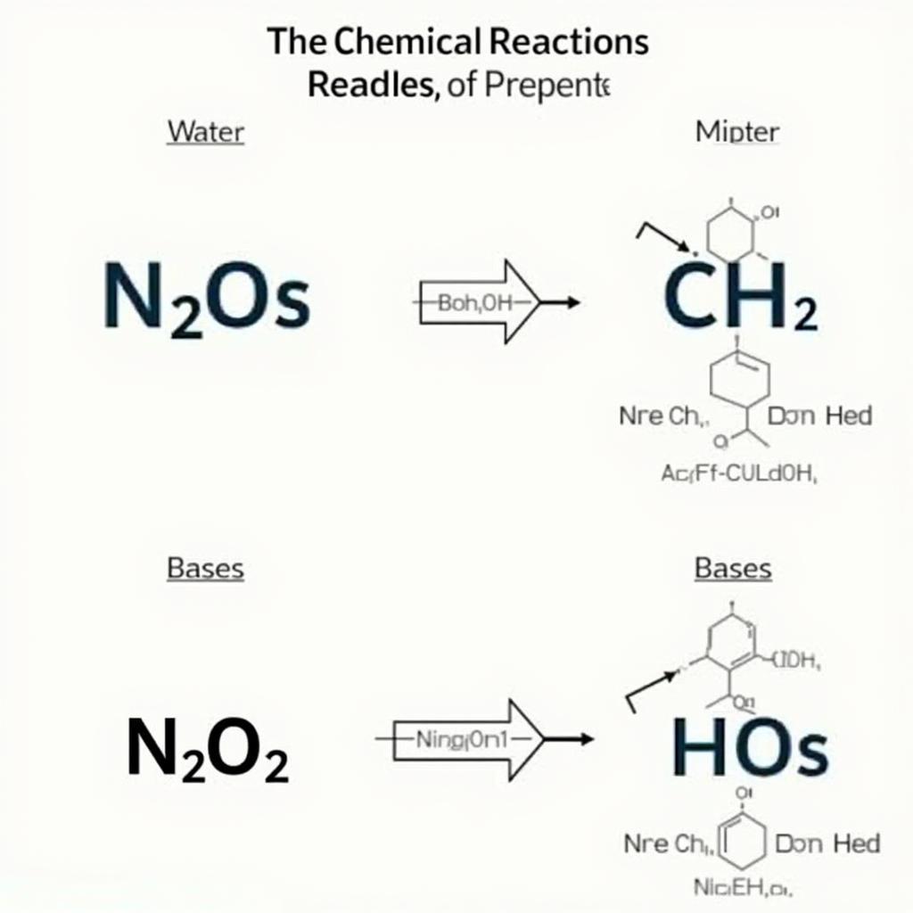 Các phản ứng hóa học của N2O5