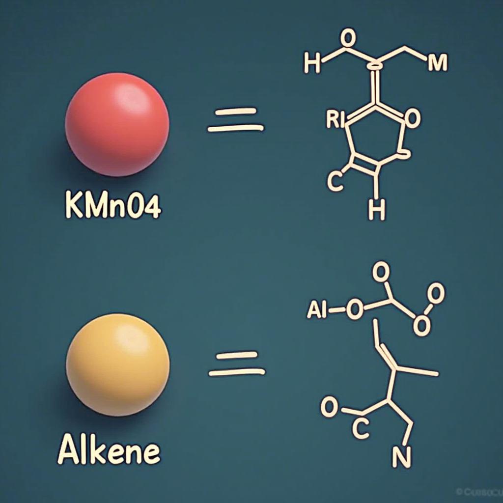 Phản ứng KMnO4 với anken