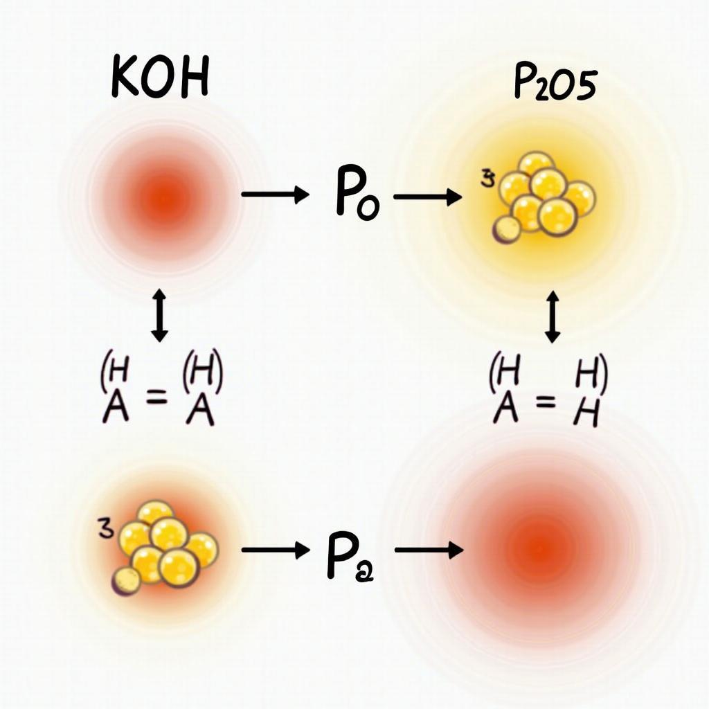 Phản ứng giữa KOH và P2O5