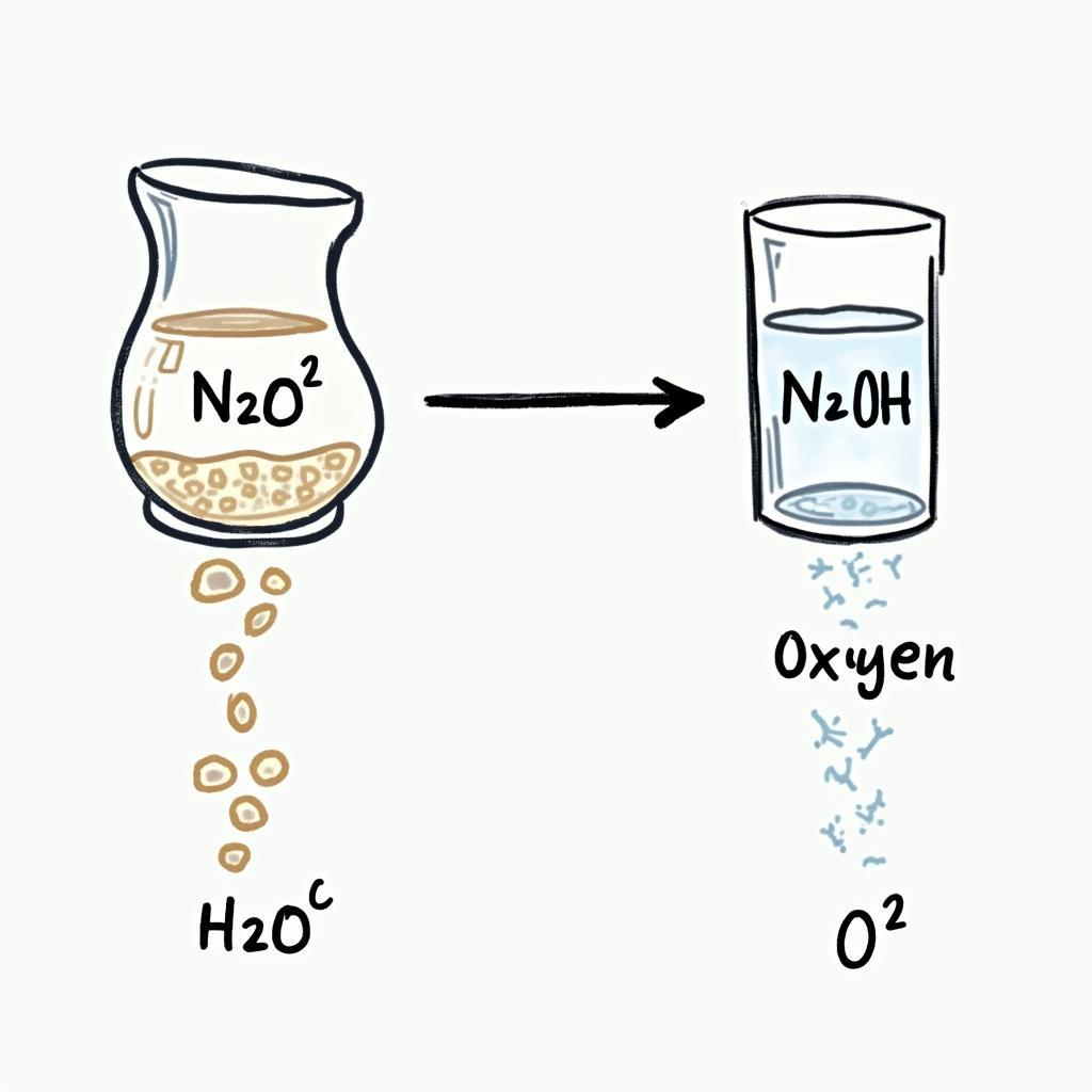 Phản ứng giữa Na2O2 và H2O