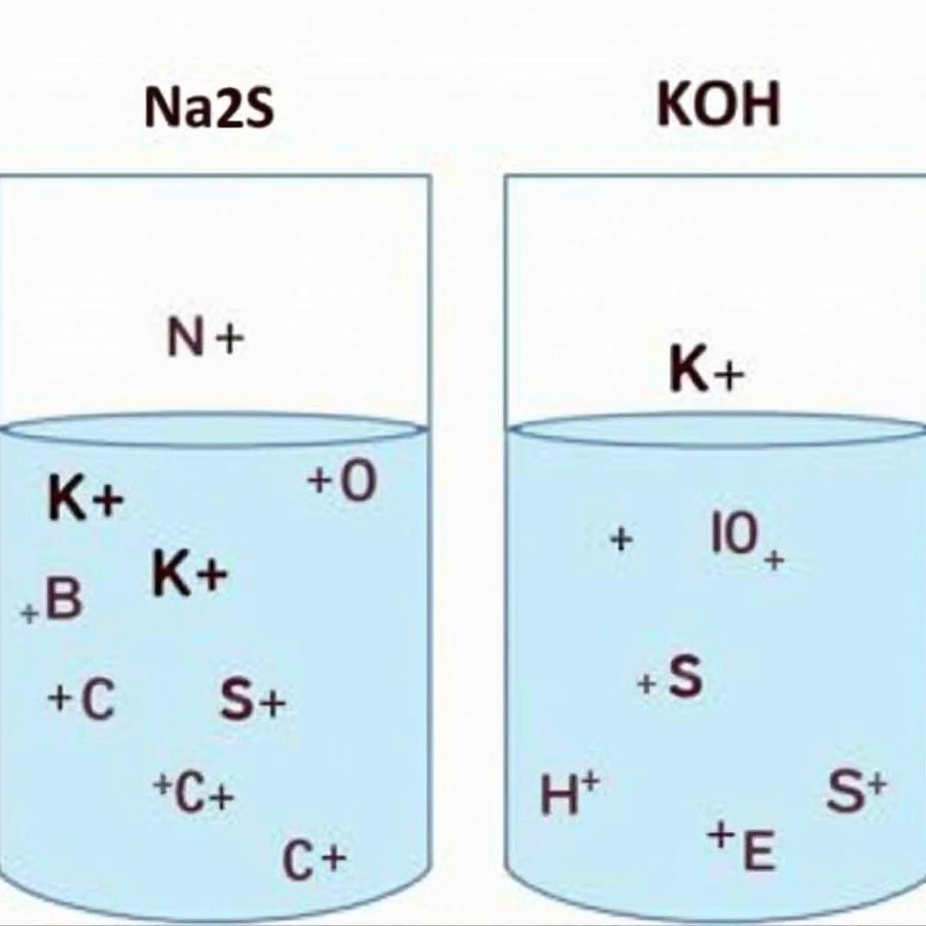 Phản ứng Na2S và KOH