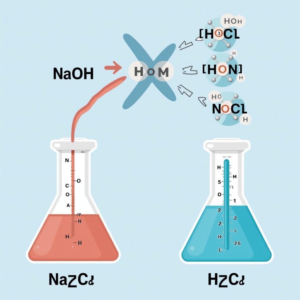 Phản ứng của NaOH với axit