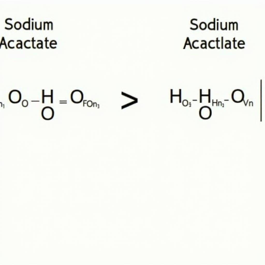 Phản ứng giữa Natri Axetat và HCl