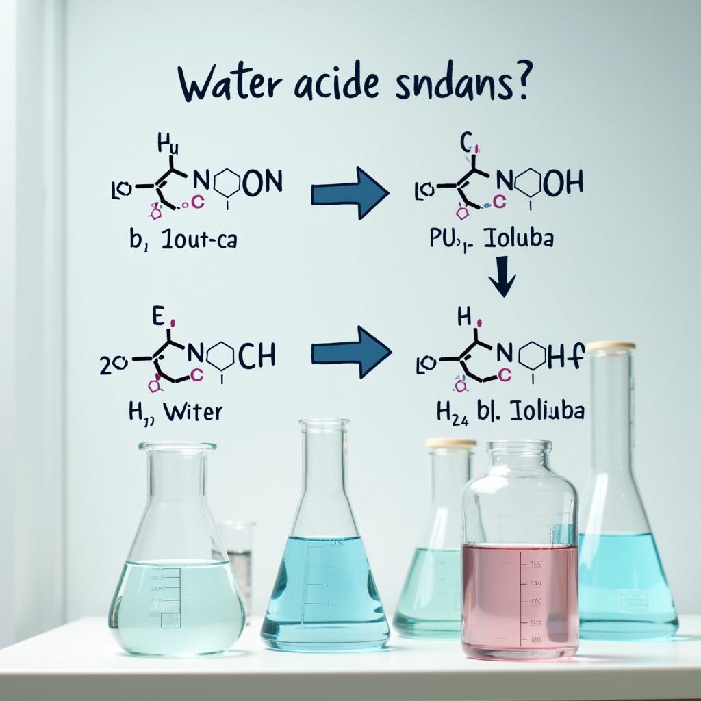 Phản ứng của oxit axit với nước