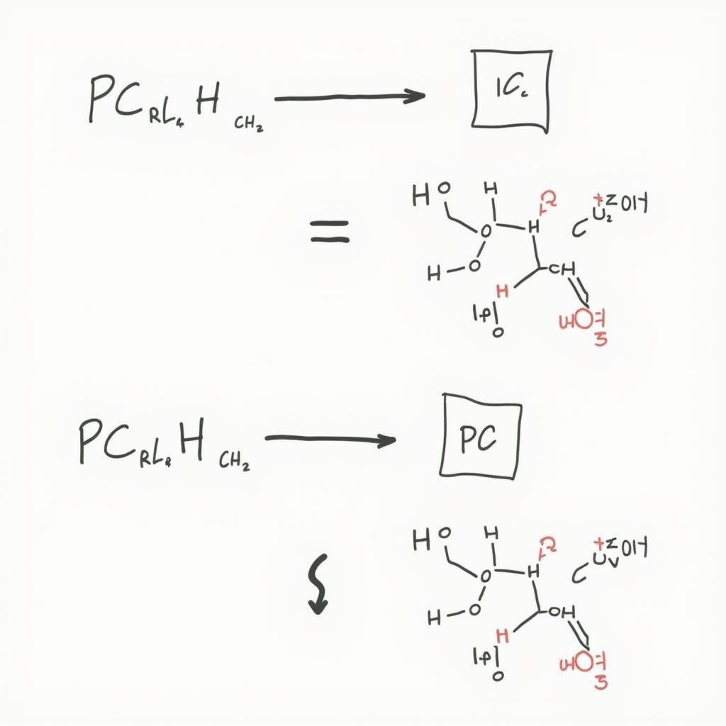 Phản ứng giữa PCl3 và HCl