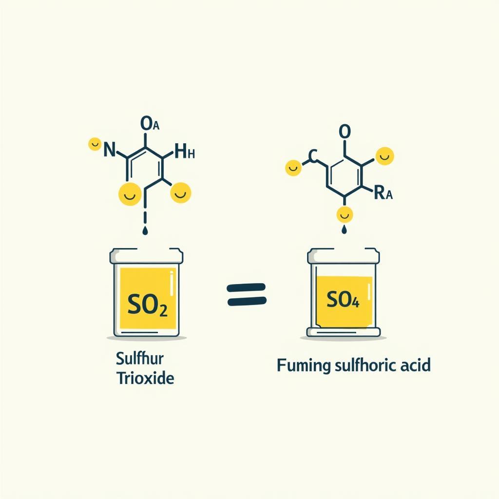 Phản ứng giữa SO3 và H2SO4 đặc