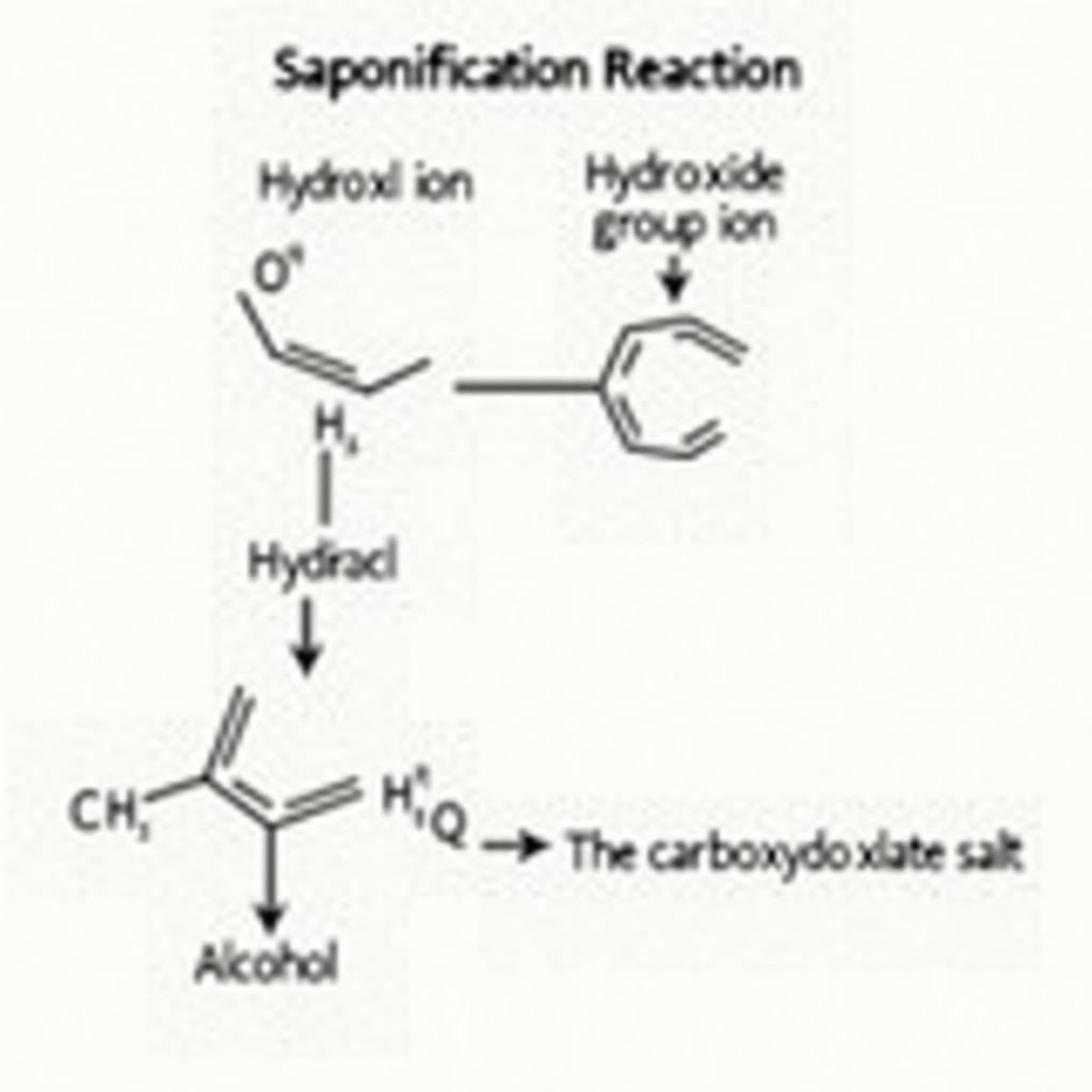 Phản ứng xà phòng hóa: Cơ chế