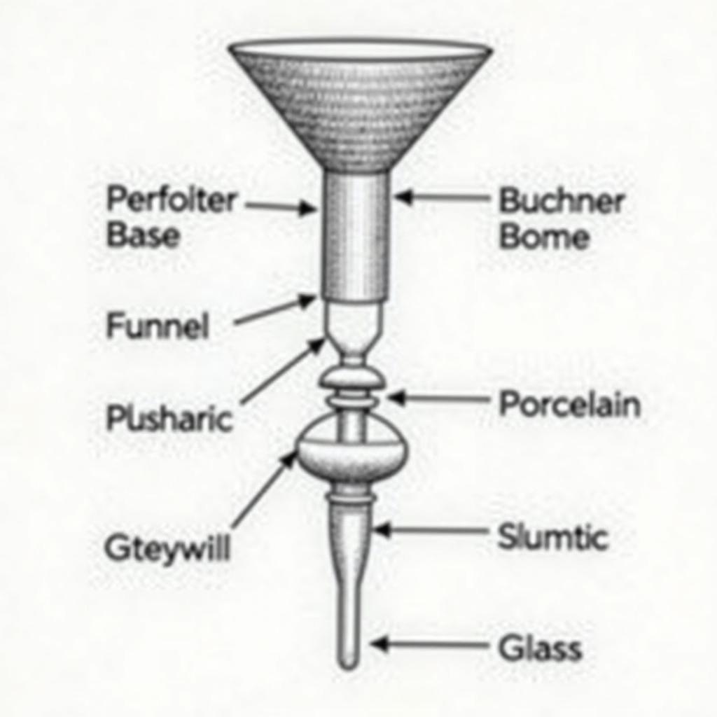 Cấu tạo phễu lọc Buchner