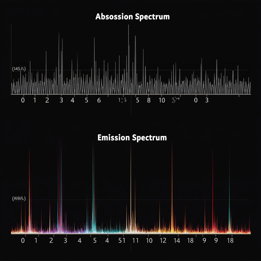 So sánh phổ vạch hấp thụ và phát xạ