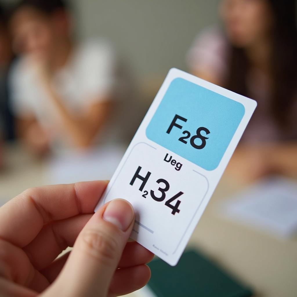 Sử Dụng Flashcard Để Nhớ Công Thức Hóa Học