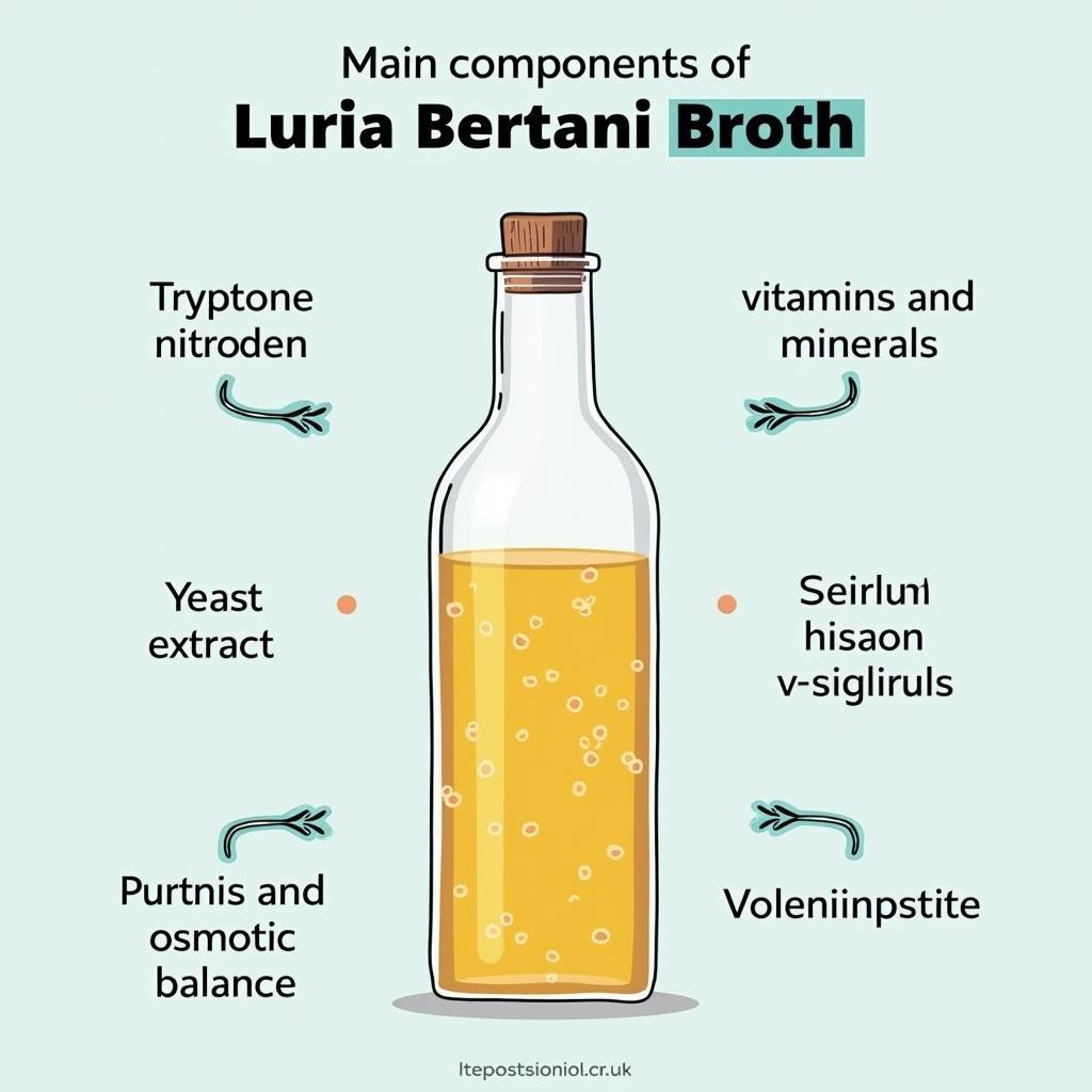 Thành phần của Luria Bertani Broth