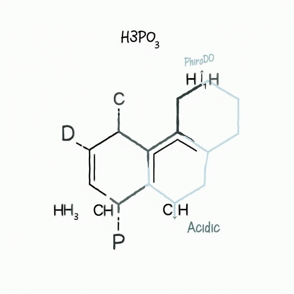 Tính axit của H3PO3