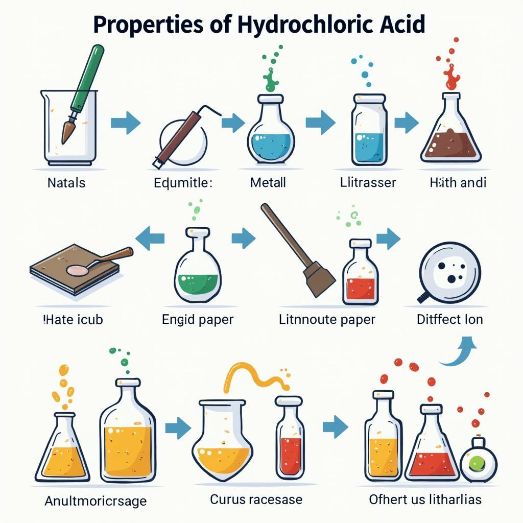 Tính chất của axit clohidric