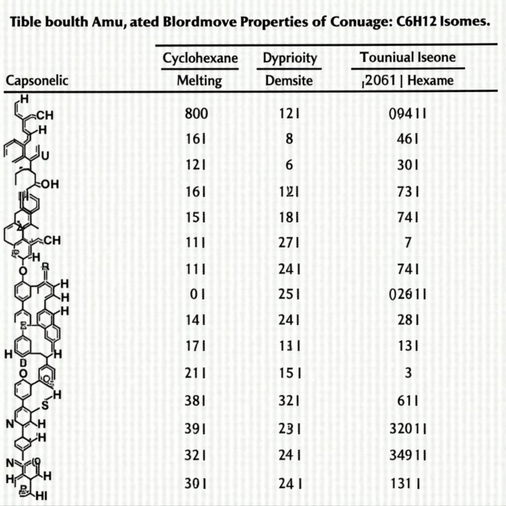 Tính chất của C6H12