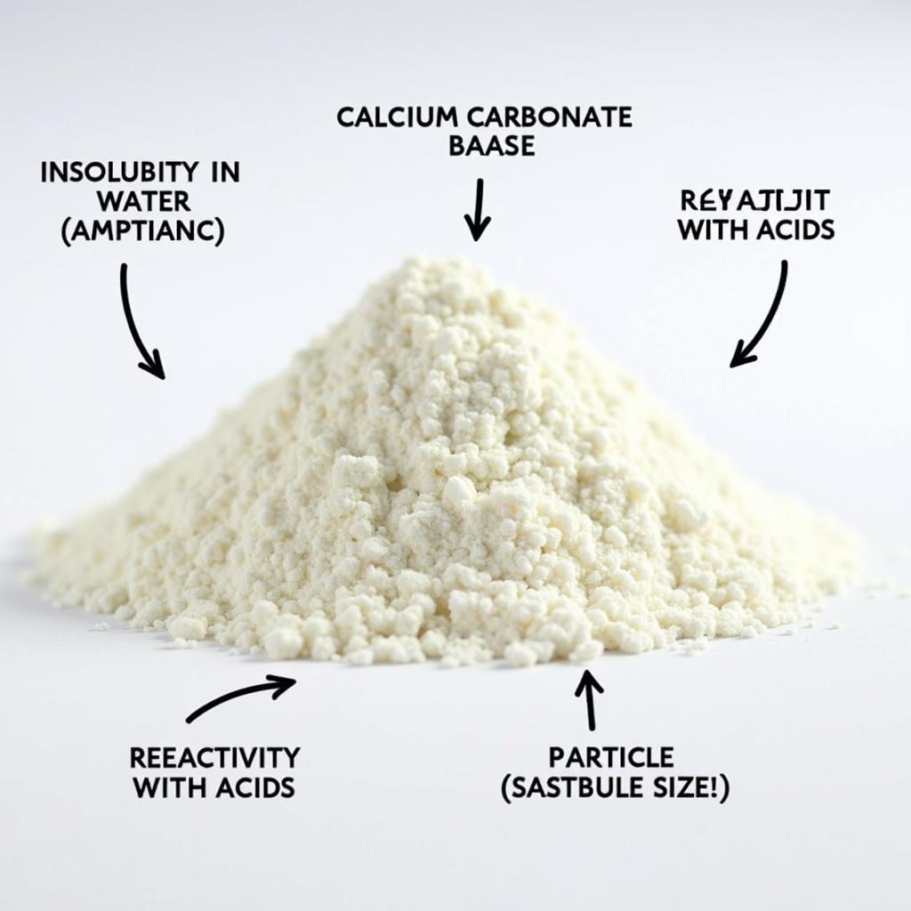 Tính chất của bột Calcium Carbonate