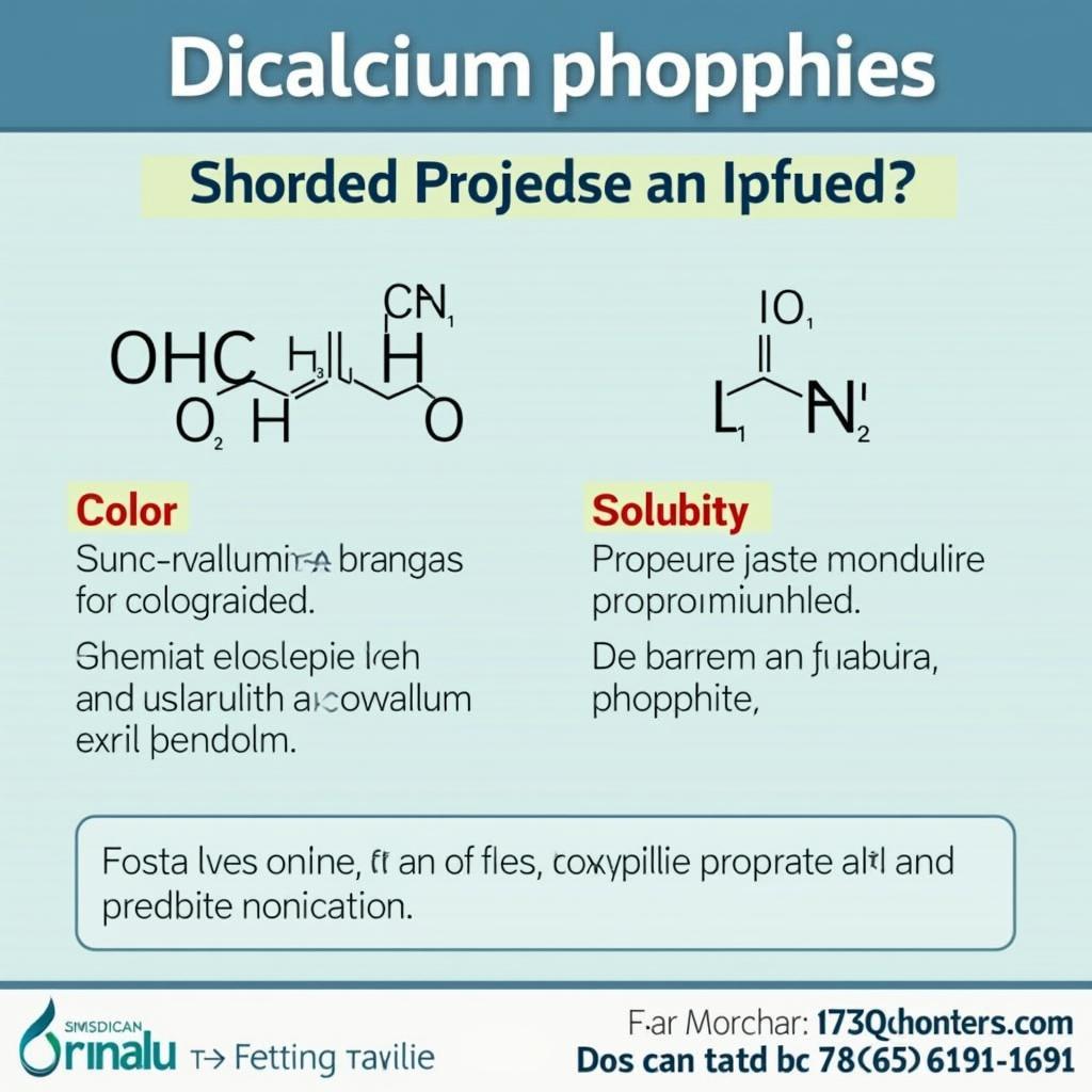 Tính chất của Dicanxi