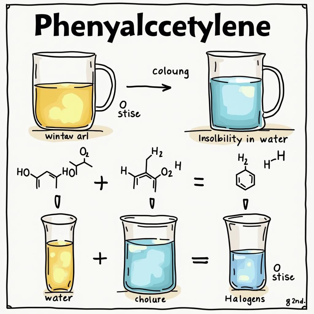 Tính chất vật lý và hóa học của Phenylaxetilen