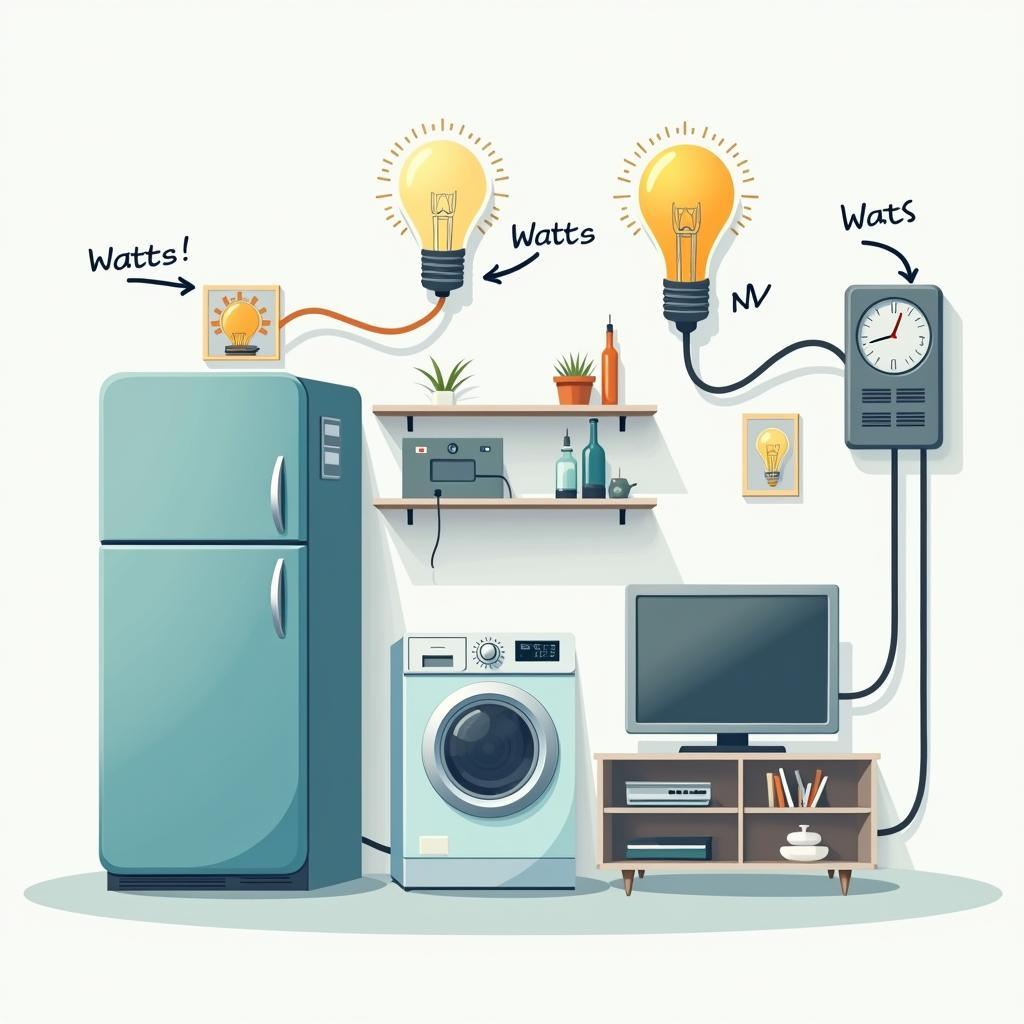 Calculating the power consumption of electrical equipment