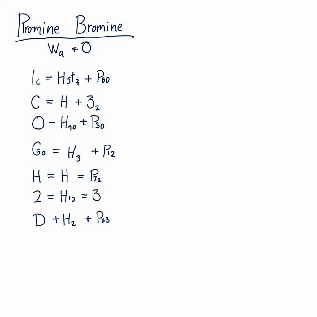 Tính nguyên tử khối của Brom