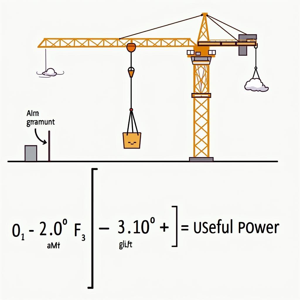 Tính toán công suất có ích của cần cẩu