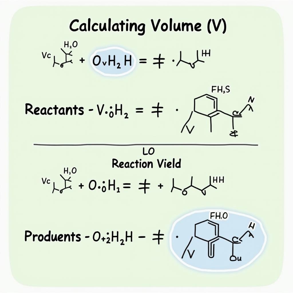 Tính V Phản Ứng Hóa Học