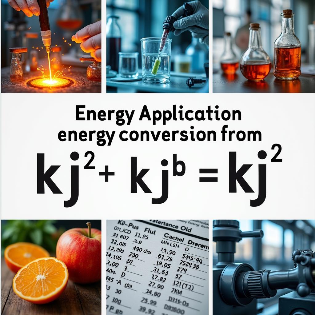 Ứng dụng chuyển đổi kJ sang J