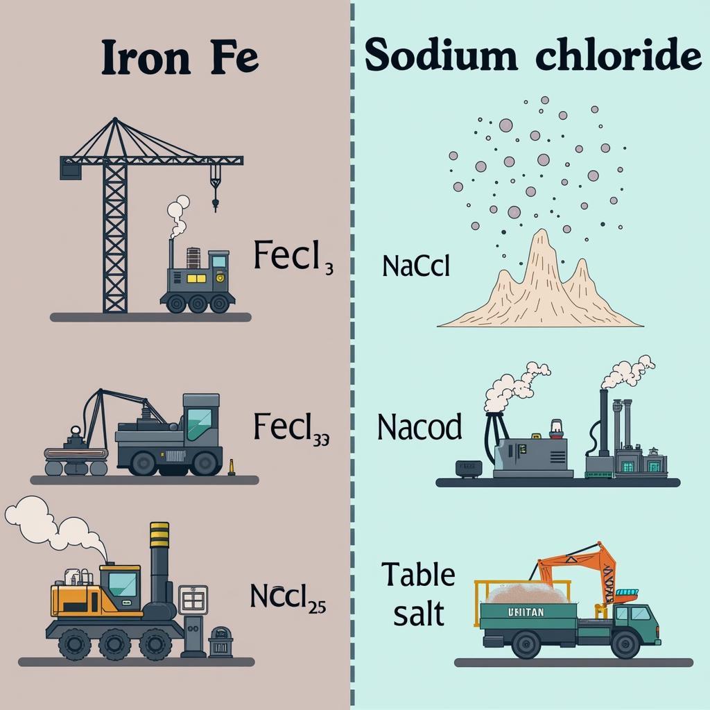 Ứng dụng của sản phẩm phản ứng FeCl3 và Na