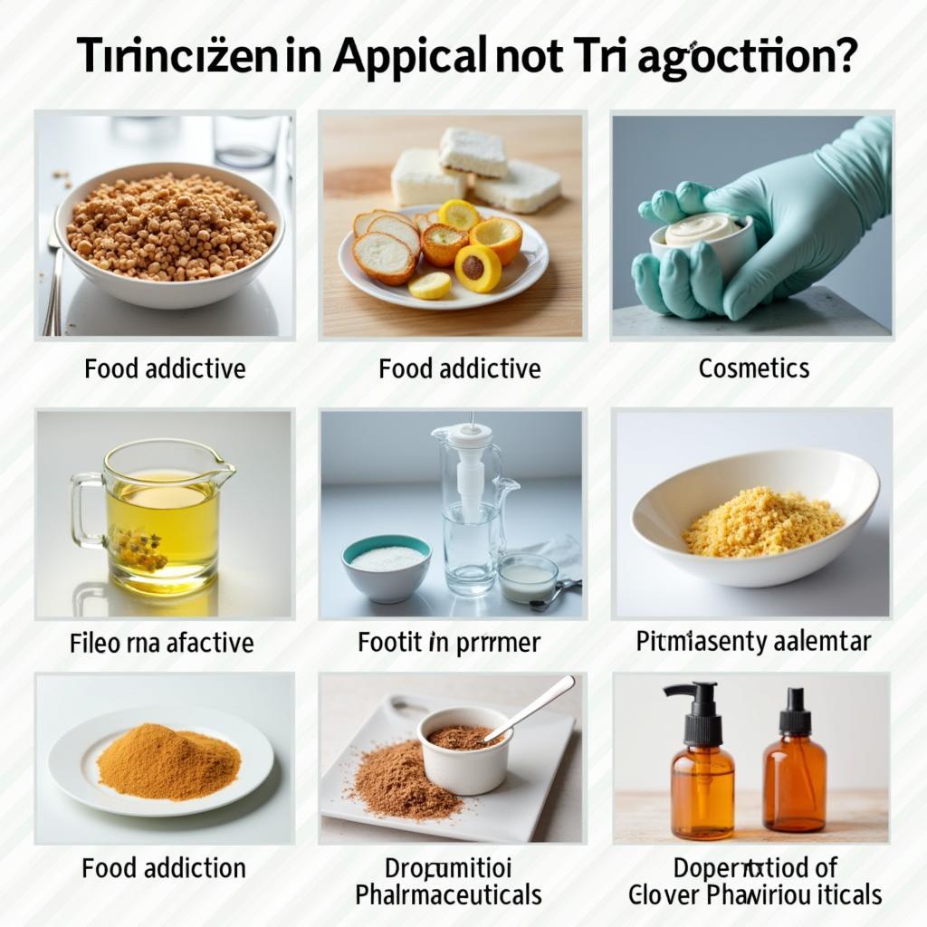 Ứng dụng của Triacetin trong công nghiệp