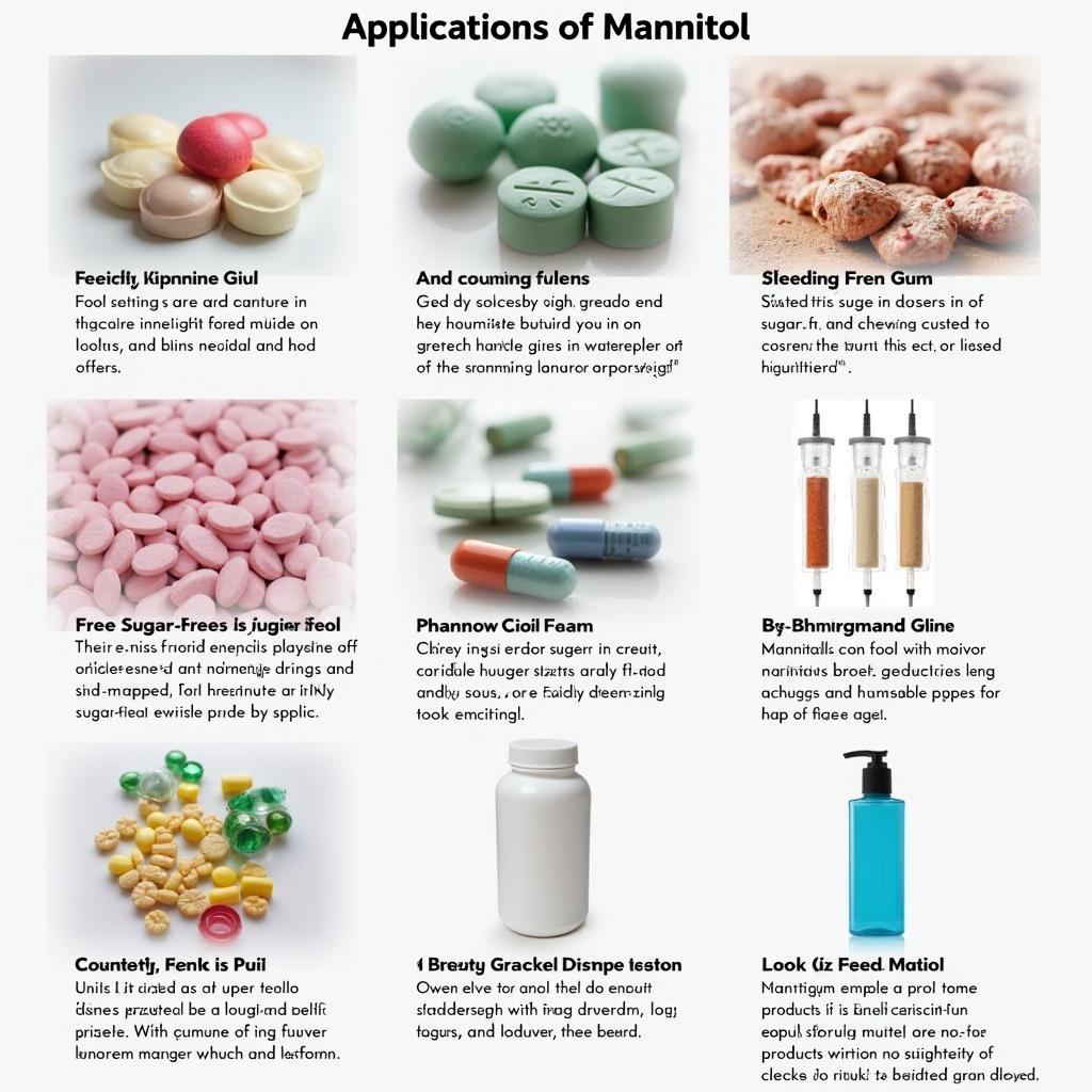 Ứng dụng Mannitol Merck