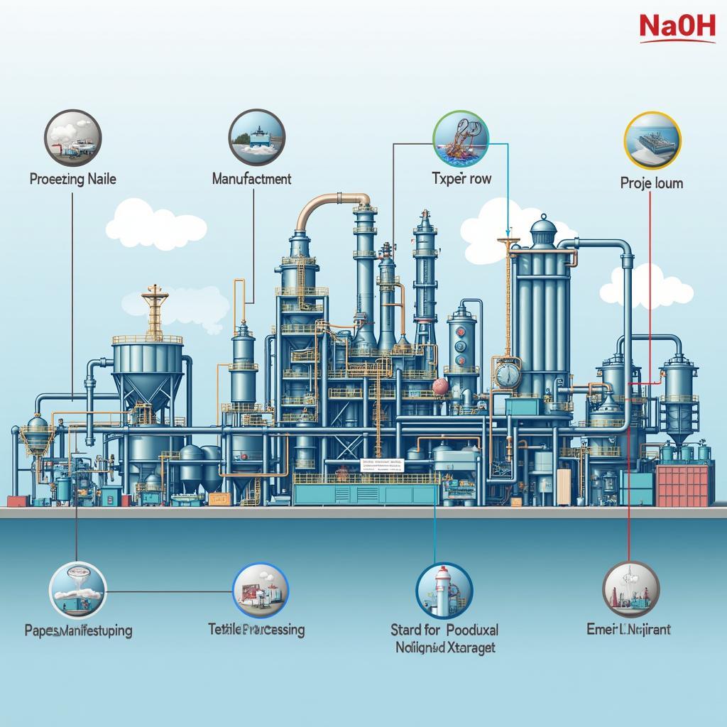 Ứng dụng của NaOH trong công nghiệp