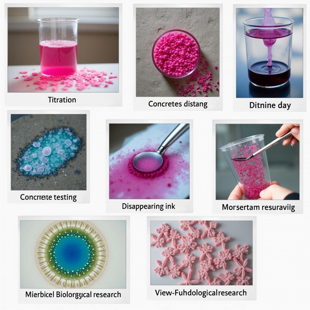 Ứng dụng của Phenolphtalein