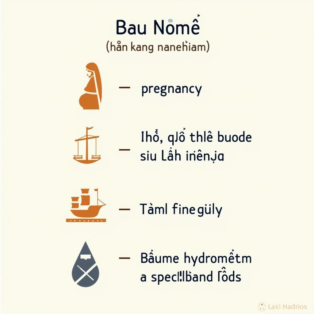 Ý nghĩa của từ "bau"